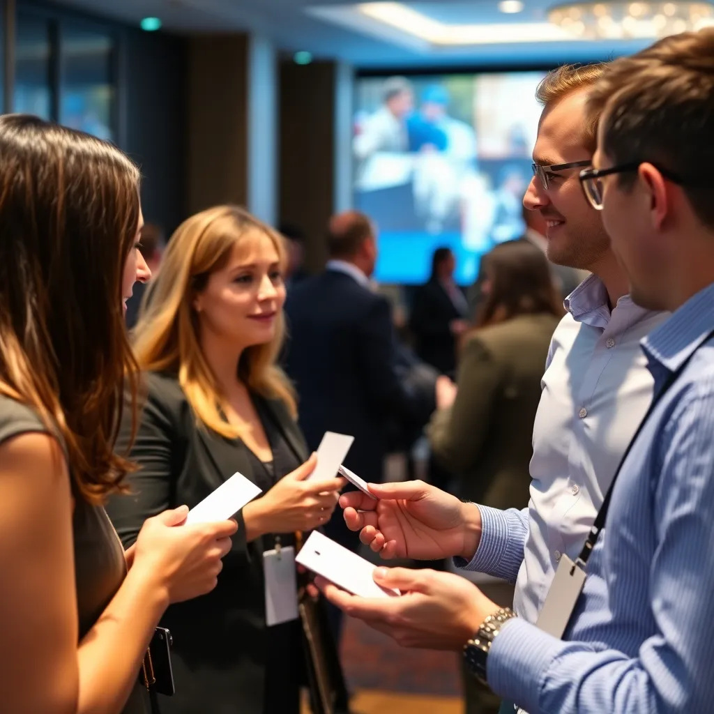 Drukbezochte zakelijke netwerkbijeenkomst in Amsterdam